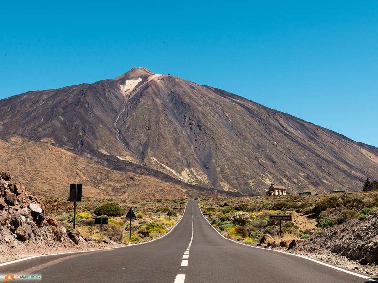 Weg naar El Teide Las Parador hotel Tenerife
